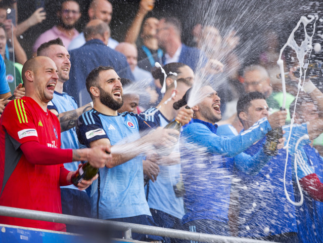 Oslavy titulu ŠK Slovan
