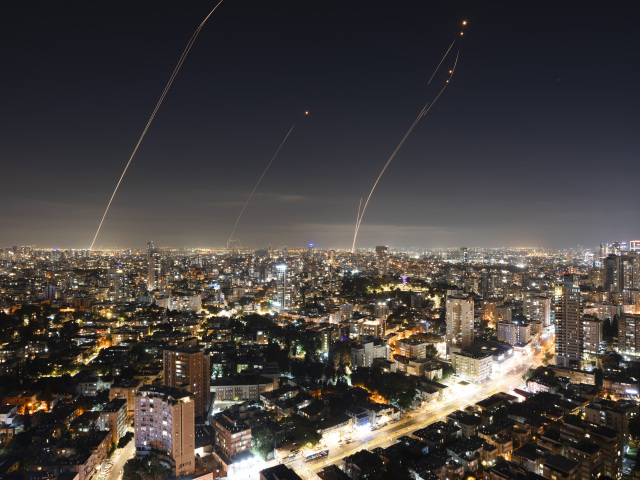 Izrael Iron Dome PVO Tel Aviv