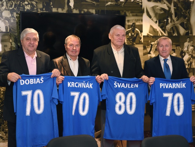 Karol Dobiaš, Dušan Krchňák, Anton Švajlen, Ján Pivarník