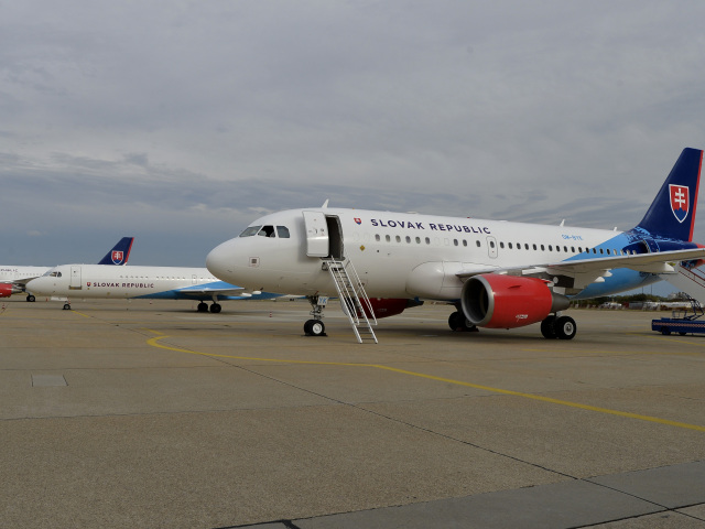 Airbus A319 Prílet