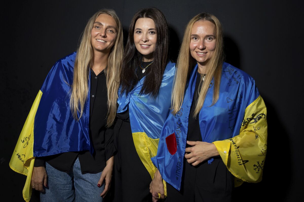 Britain Ukraine Fashion