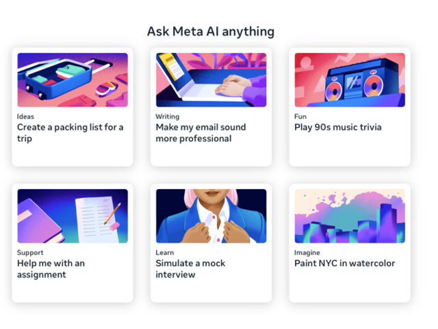 Meta AI, umelá inteligencia, Meta, Facebook
