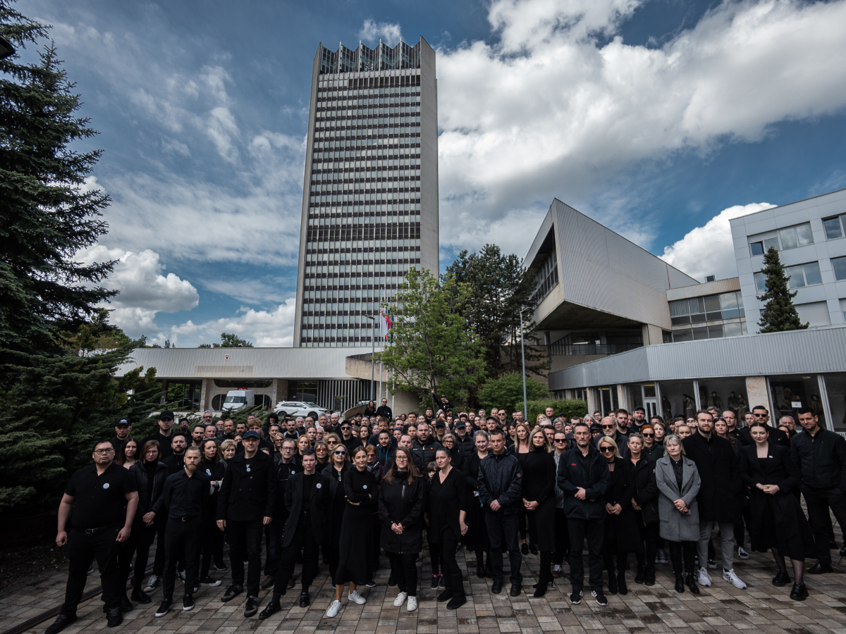 Čierny deň RTVS STV Bratislava