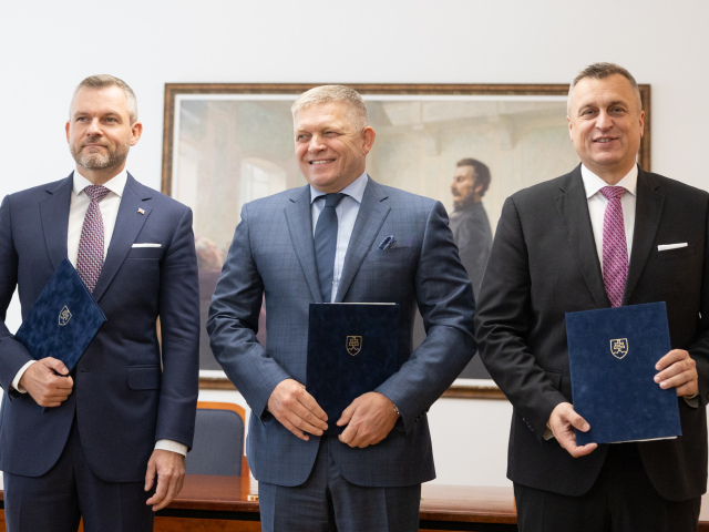 Robert Fico, Peter Pellegrini, Andrej Danko