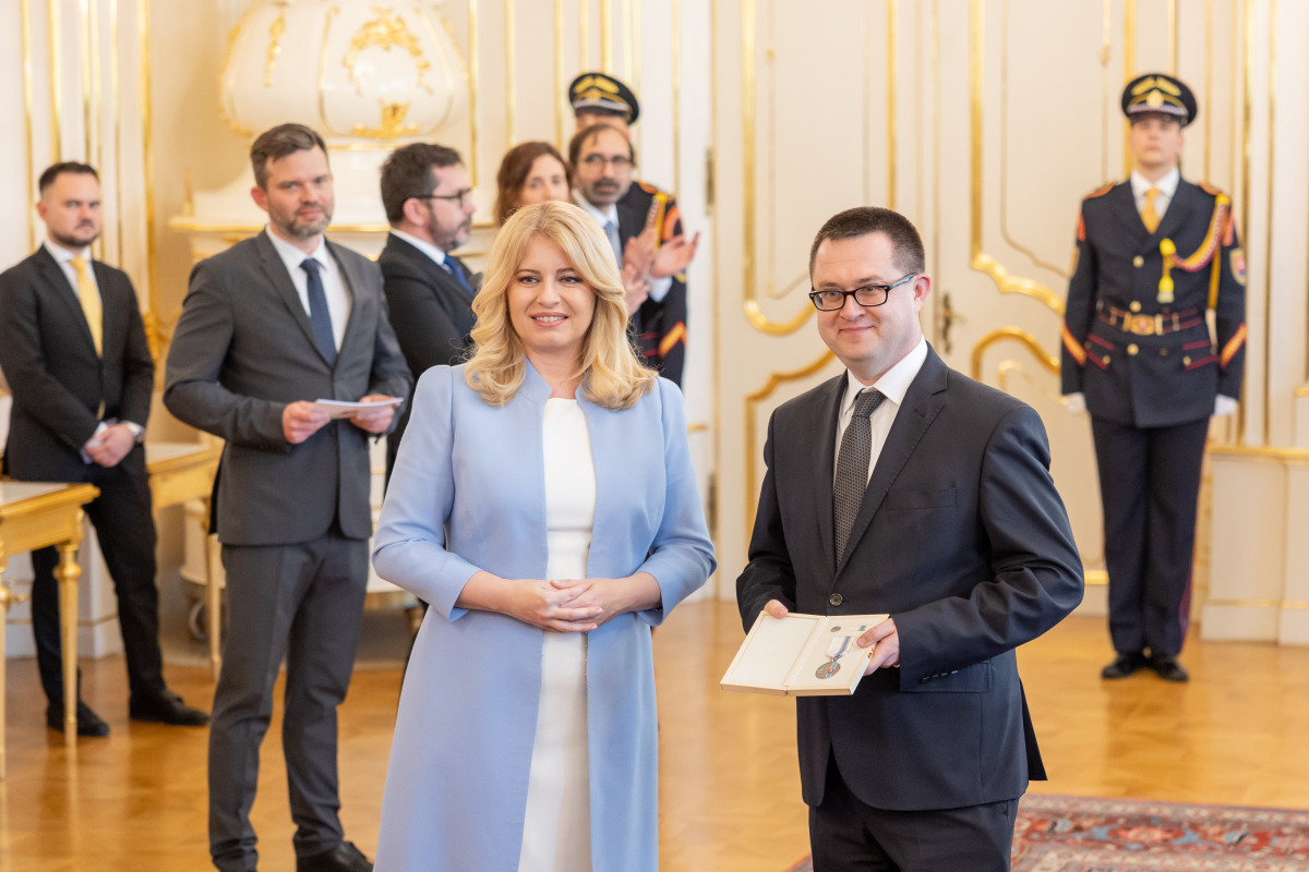 ocenenie, prezidentka, Andrej Matišák