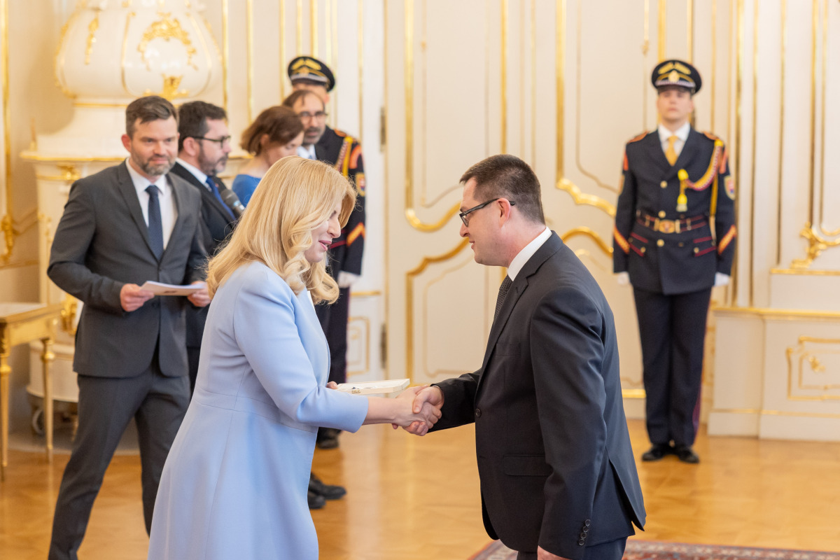 ocenenie, prezidentka, Andrej Matišák