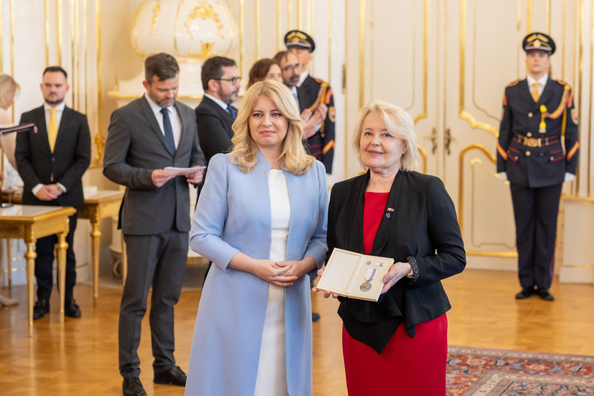 ocenenie, prezidentka, Magdaléna Vášáryová