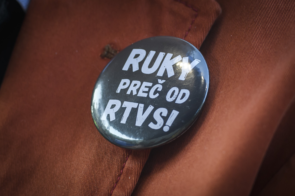 SR Bratislava PS protivládny protest BAX