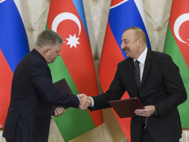 Azerbajdžan SR Baku premiér Fico návšteva