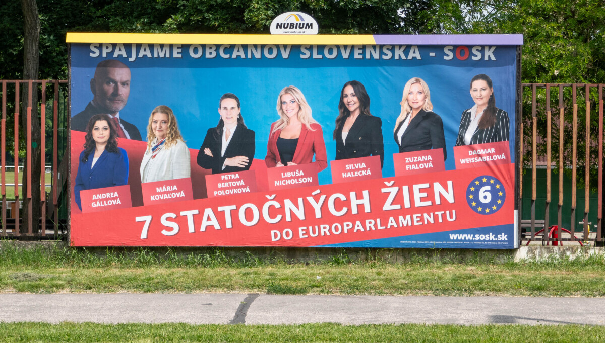 Spájame občanov Slovenska, SOSK, billboard, bilbord, eurovoľby 2024