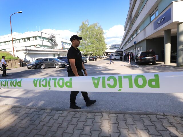 atentát Banská Bystrica Fico nemocnica polícia