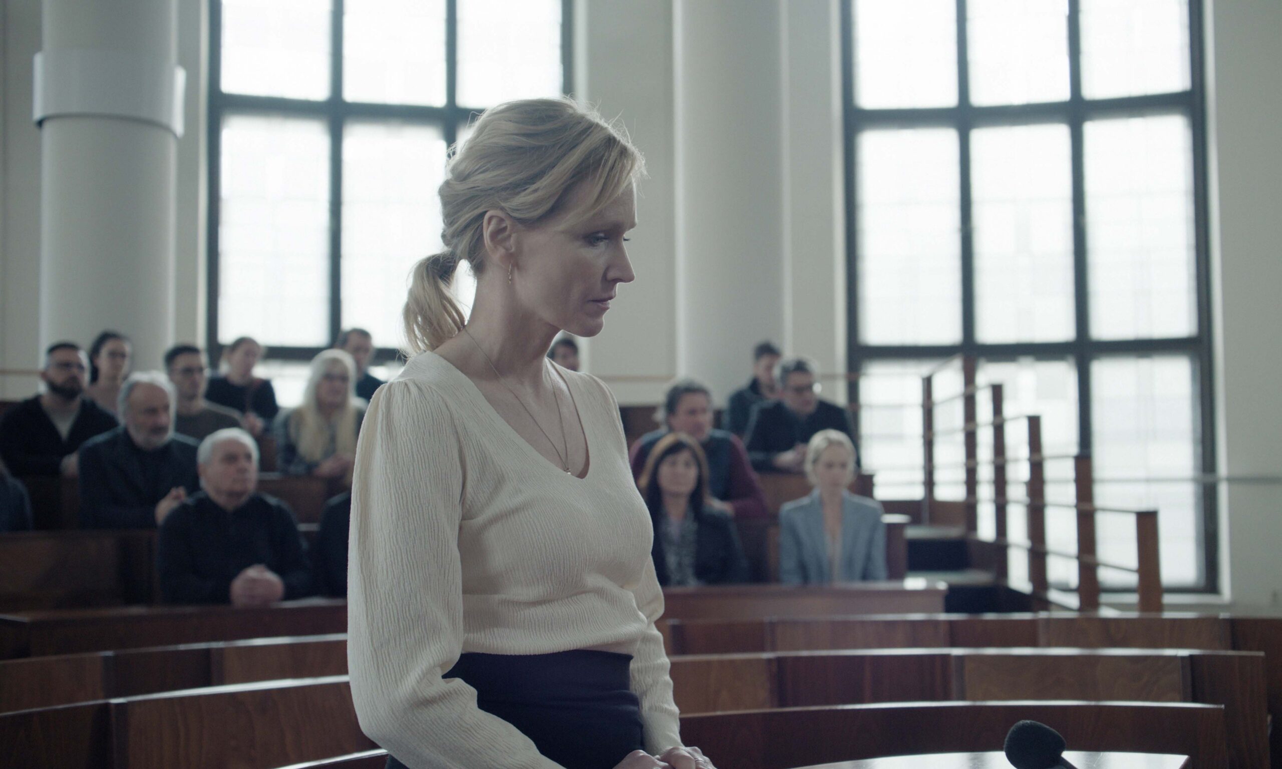 Anna Geislerová na zábere z filmu Otec režisérky Terezy Nvotovej.