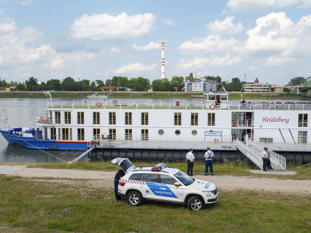 maďarsko, loď, komárom, Heidelberg
