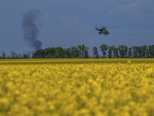 Mi-8, ukrajinský vrtuľník, vojna na Ukrajine, bojová operácia, Kyjev, vojaci,