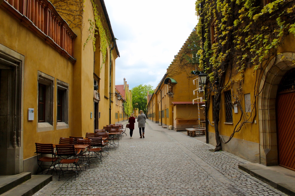 Fuggerei, Augsburg, mesto, ulica, Nemecko