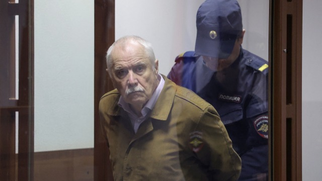 Fyzik Anatolij Maslov (77) počas odvolacieho súdu, ktorý 21. mája 2024 odmietol jeho odvolanie a potvrdil trest 14 rokov v trestaneckej kolónii za vlastizradu.