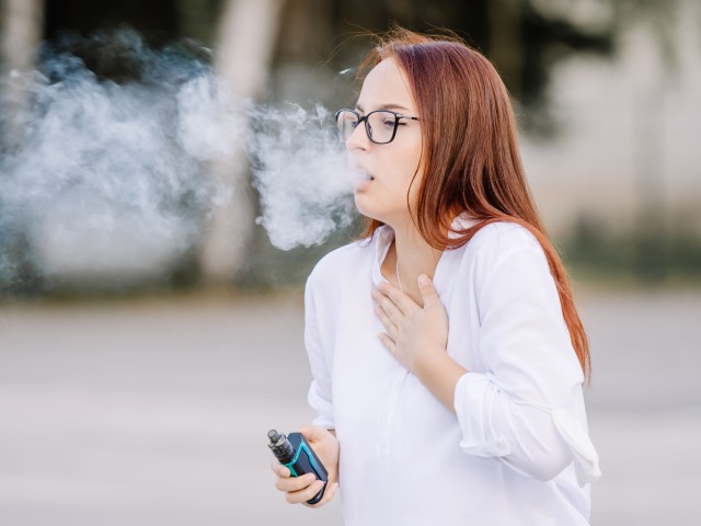 UP zdravie kašel dym cigarety