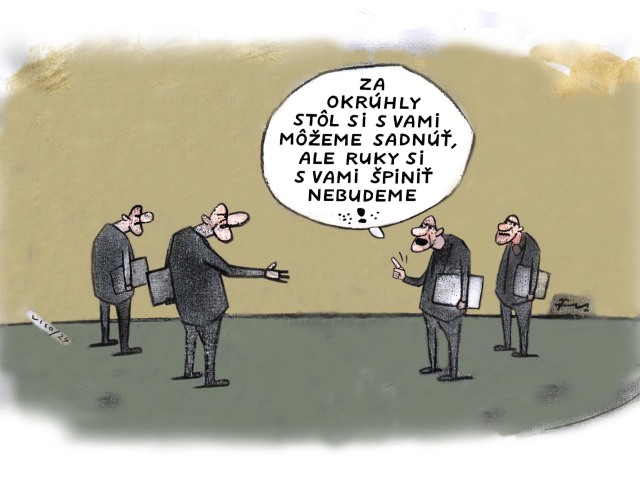 Vico okruhly stol