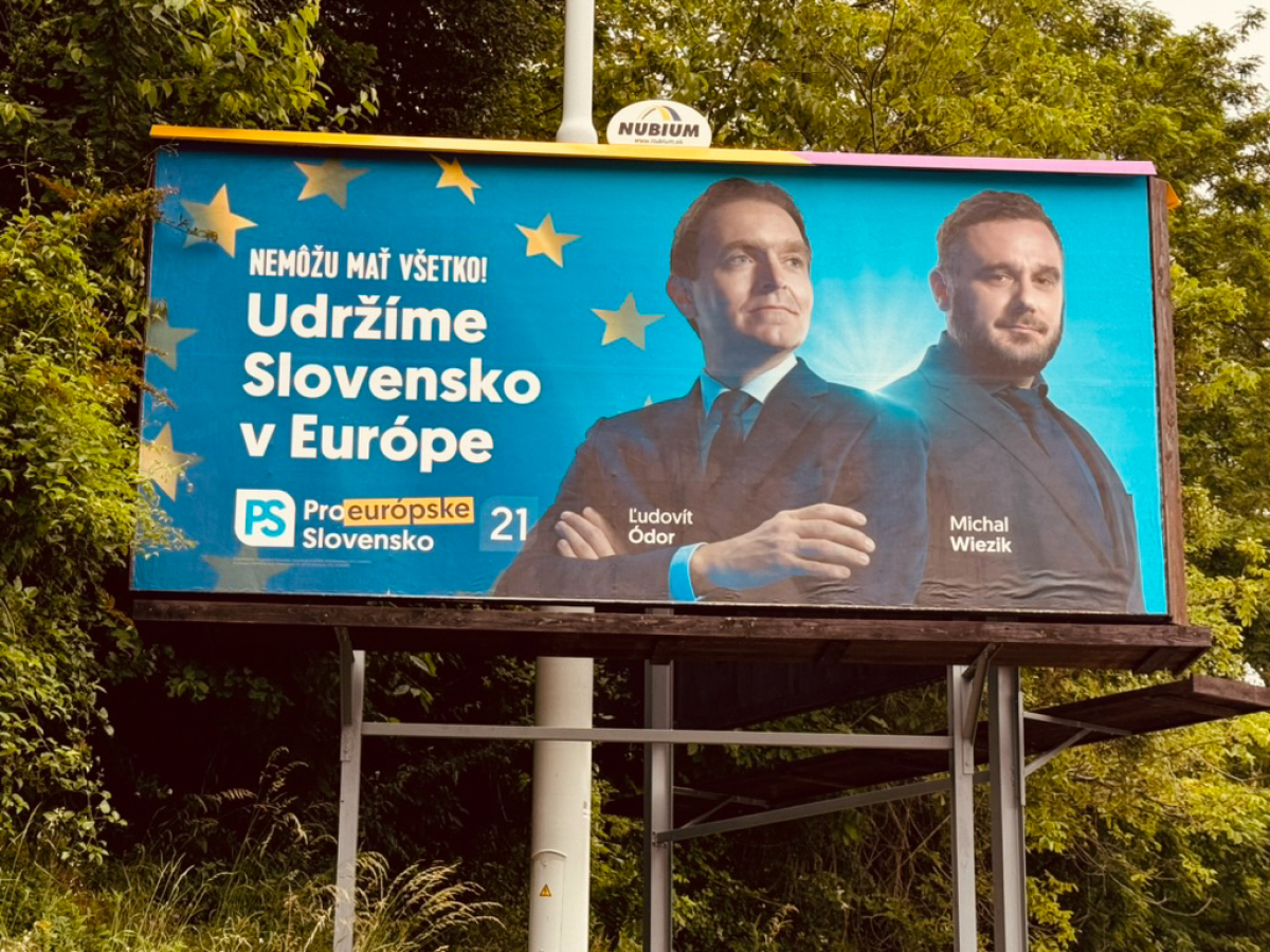 eurovoľby, bilbord, bilboard, KDH, Demokrati, Smer, KDH, SaS, SNS, Hlas,