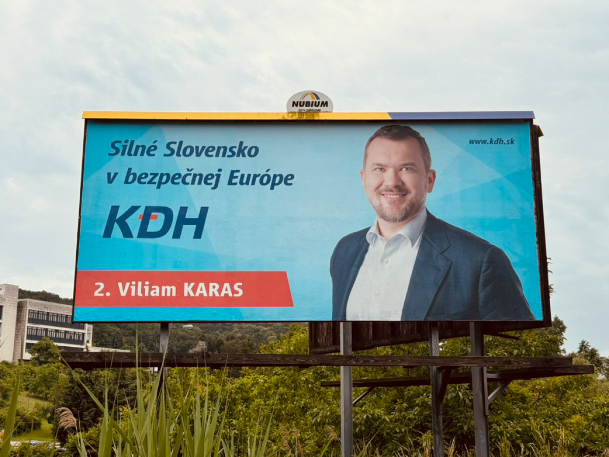 eurovoľby, bilbord, bilboard, KDH, Demokrati, Smer, KDH, SaS, SNS, Hlas,