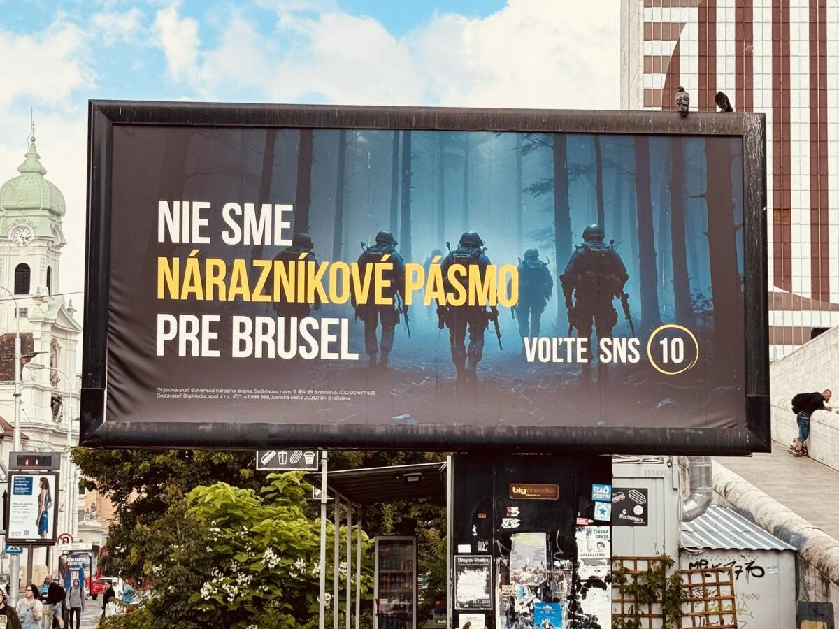 eurovoľby, bilbord, bilboard, KDH, Demokrati, Smer, KDH, SaS, SNS, Hlas,