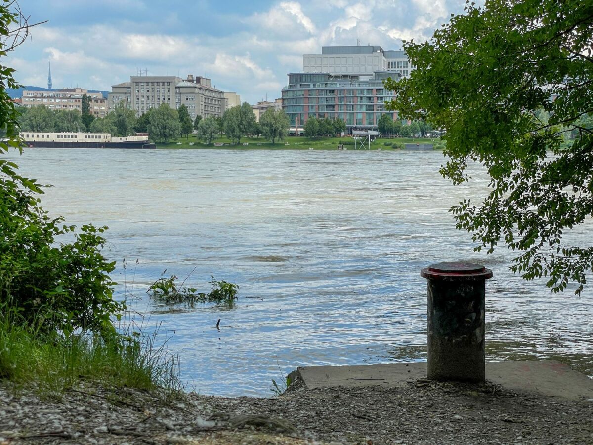 Dunaj, vysoká hladina,