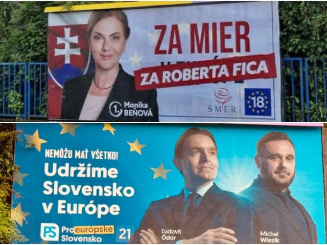 smer, ps, eurovoľby