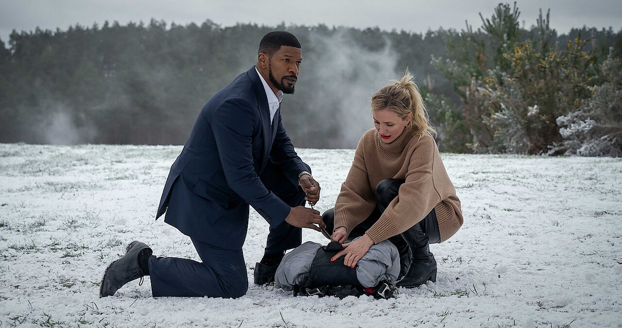 Jamie Foxx a Cameron Diaz na zábere z filmu Back in Action.