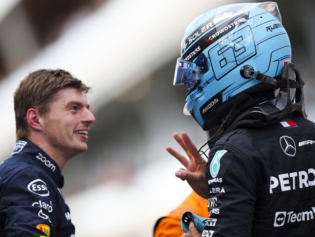Verstappen, Russell
