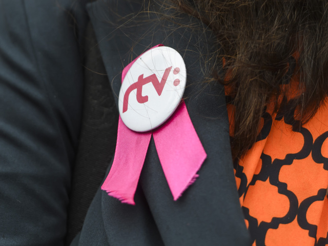 SR Bratislava RTVS štrajk výstražný prvý zhromaždenie BAX