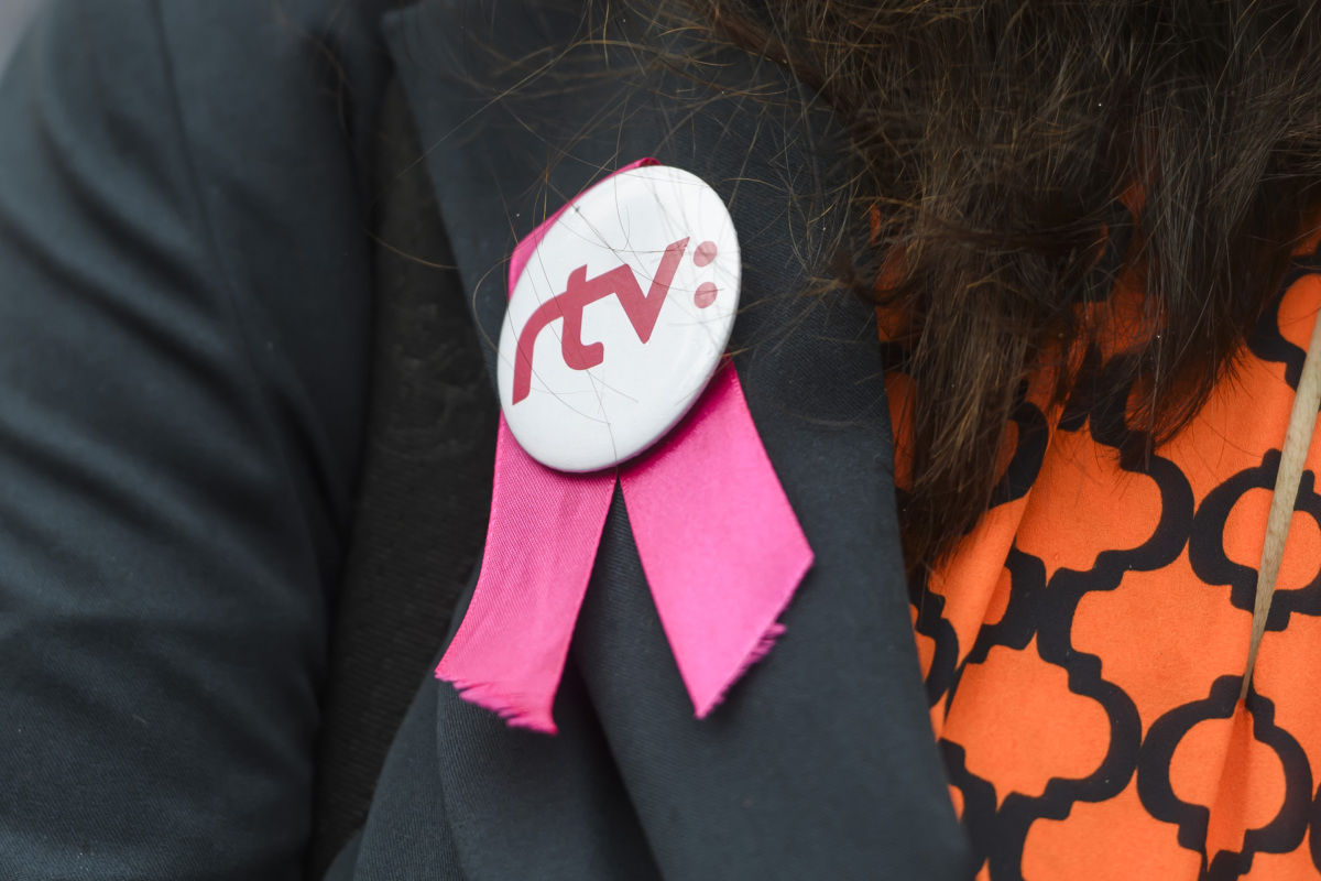 SR Bratislava RTVS štrajk výstražný prvý zhromaždenie BAX