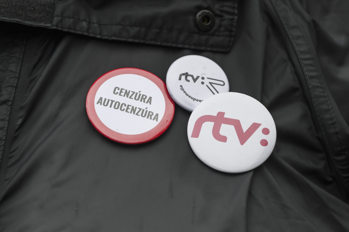 SR Bratislava RTVS štrajk výstražný prvý zhromaždenie BAX