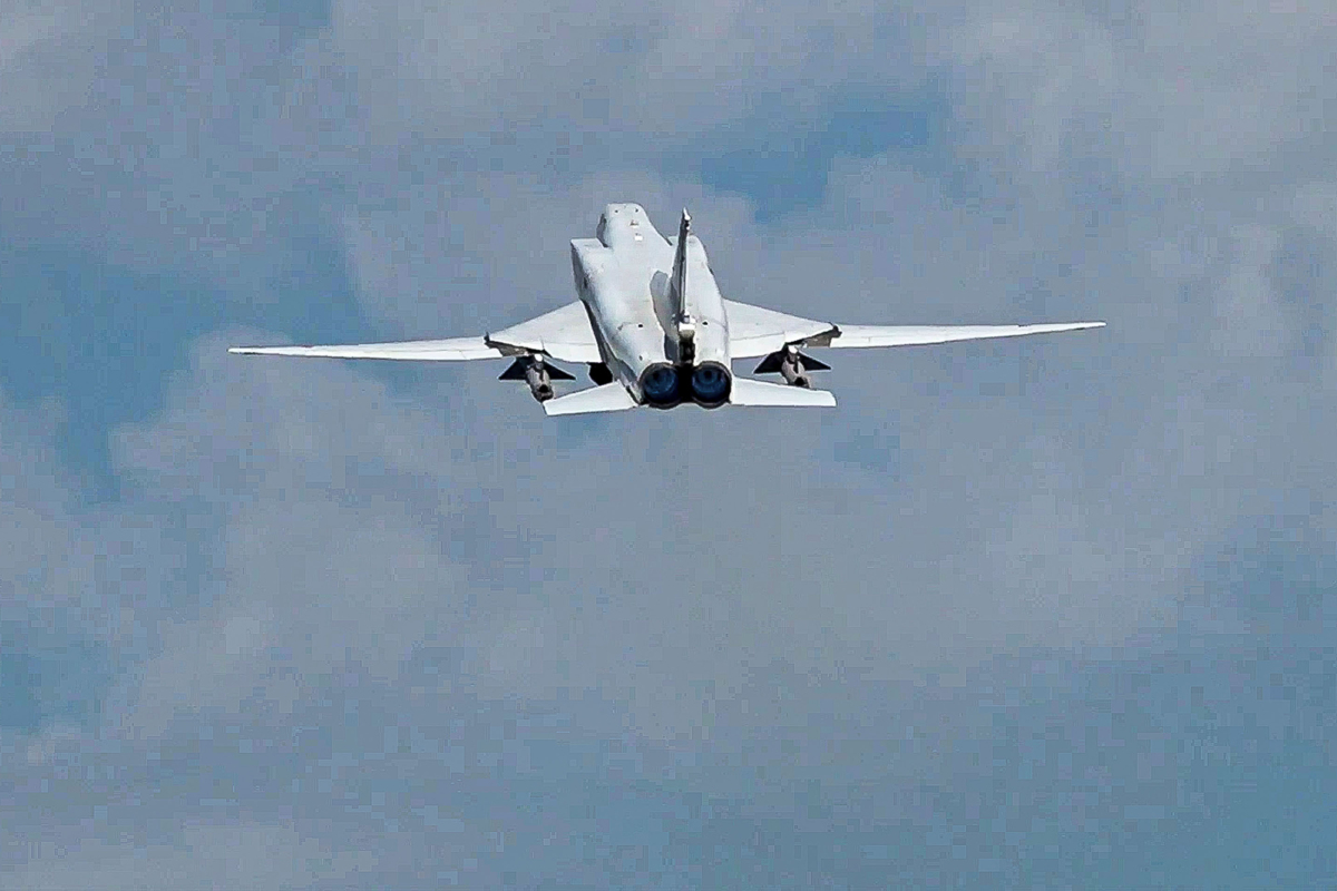 Ruské jadrové manévre / Bombardér / Tu-22M3 /