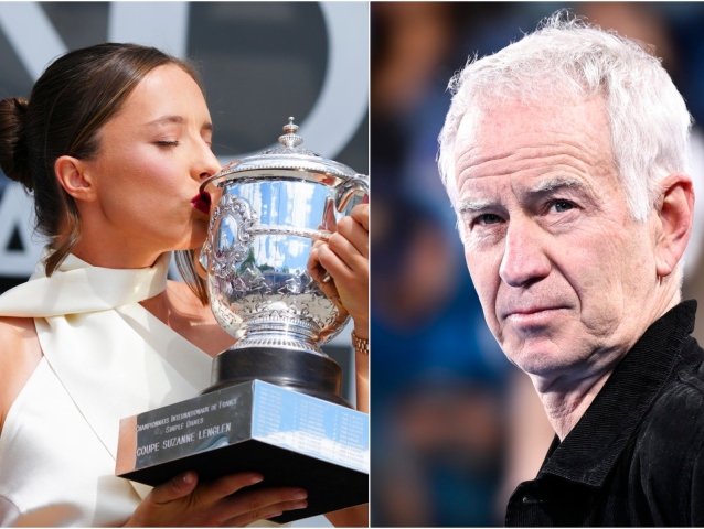 Iga Swiateková, John McEnroe