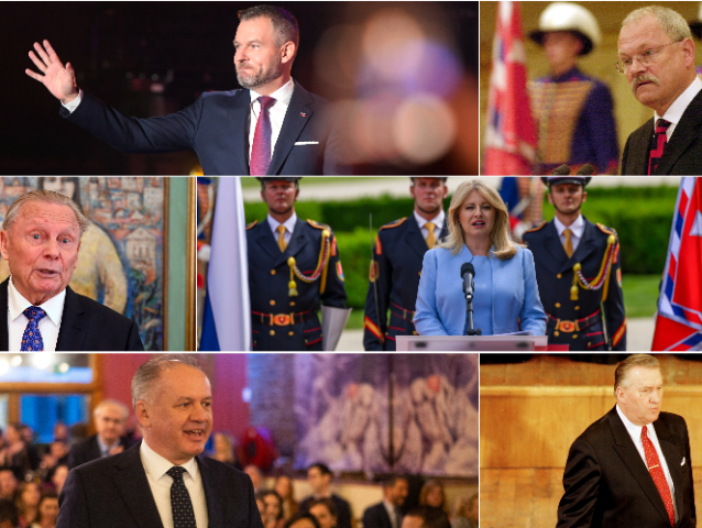 slovenskí prezidenti, Michal Kováč, rudolf Schuster, Ivan Gašparovič, Andrej Kiska, Zuzana Čaputová