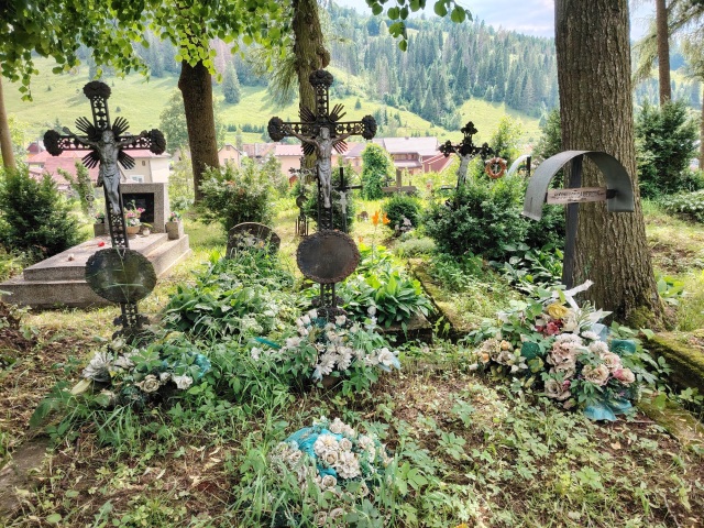liatinové kríže, cintorín, Pohronská Polhora