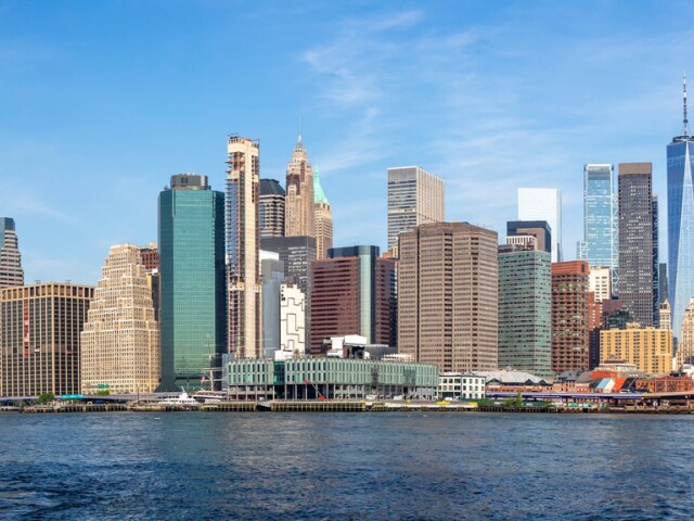 Panoráma New Yorku a Manhattanu