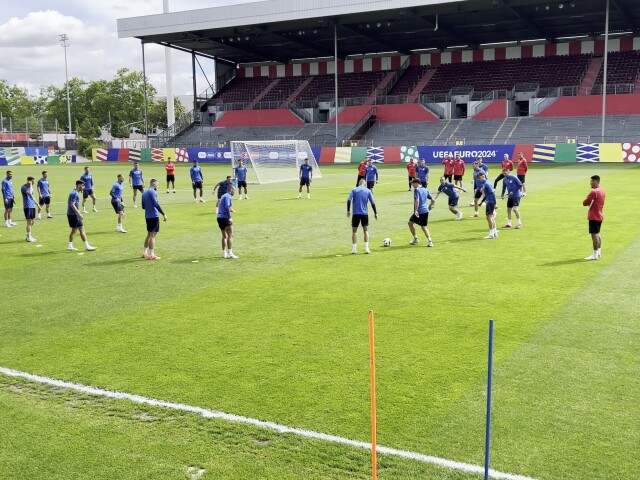 Slovensko tréning Belgicko