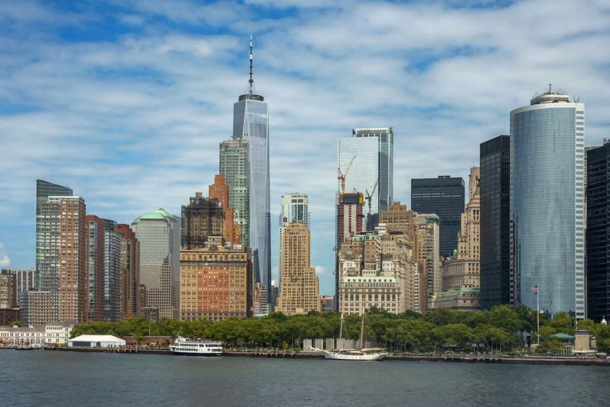 Panoráma New Yorku a Manhattanu