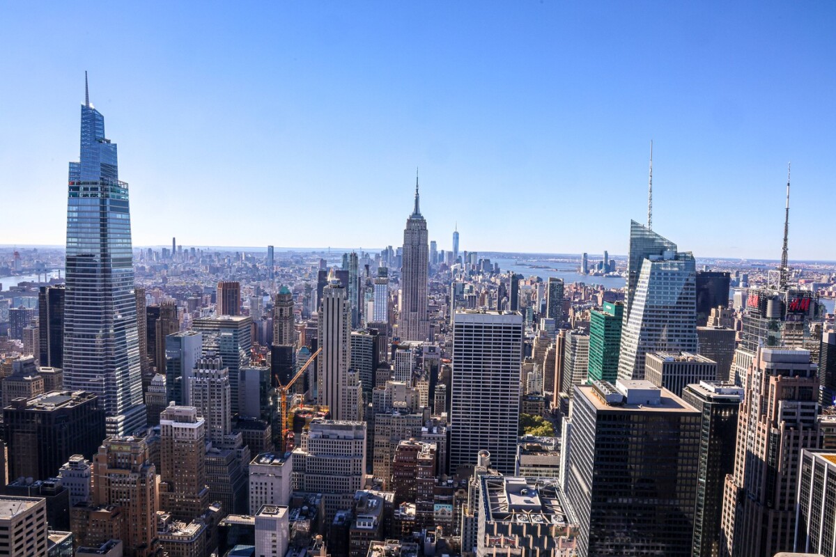 Panoráma New Yorku a Manhattanu
