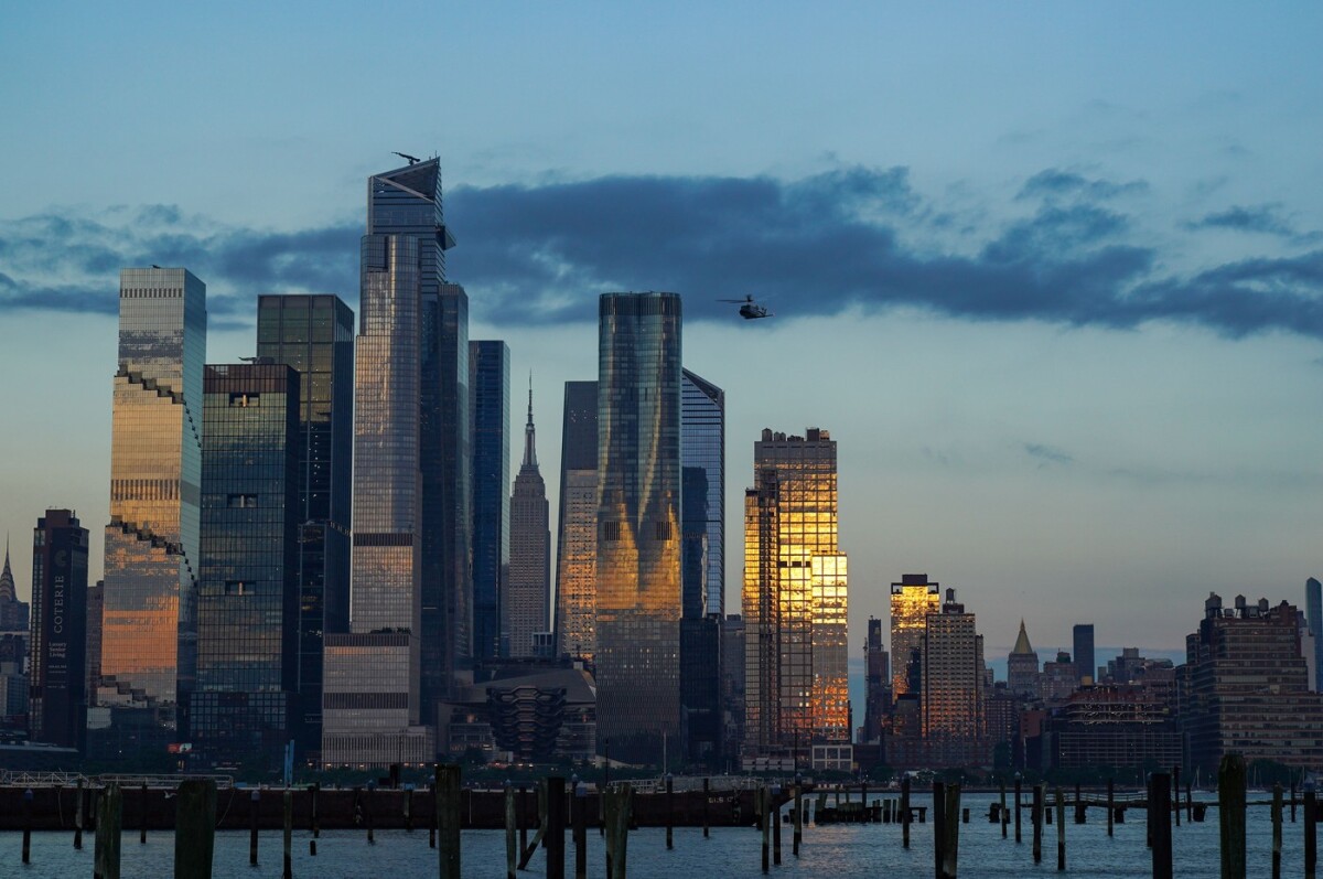 Panoráma New Yorku a Manhattanu