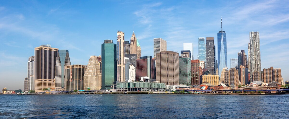 Panoráma New Yorku a Manhattanu