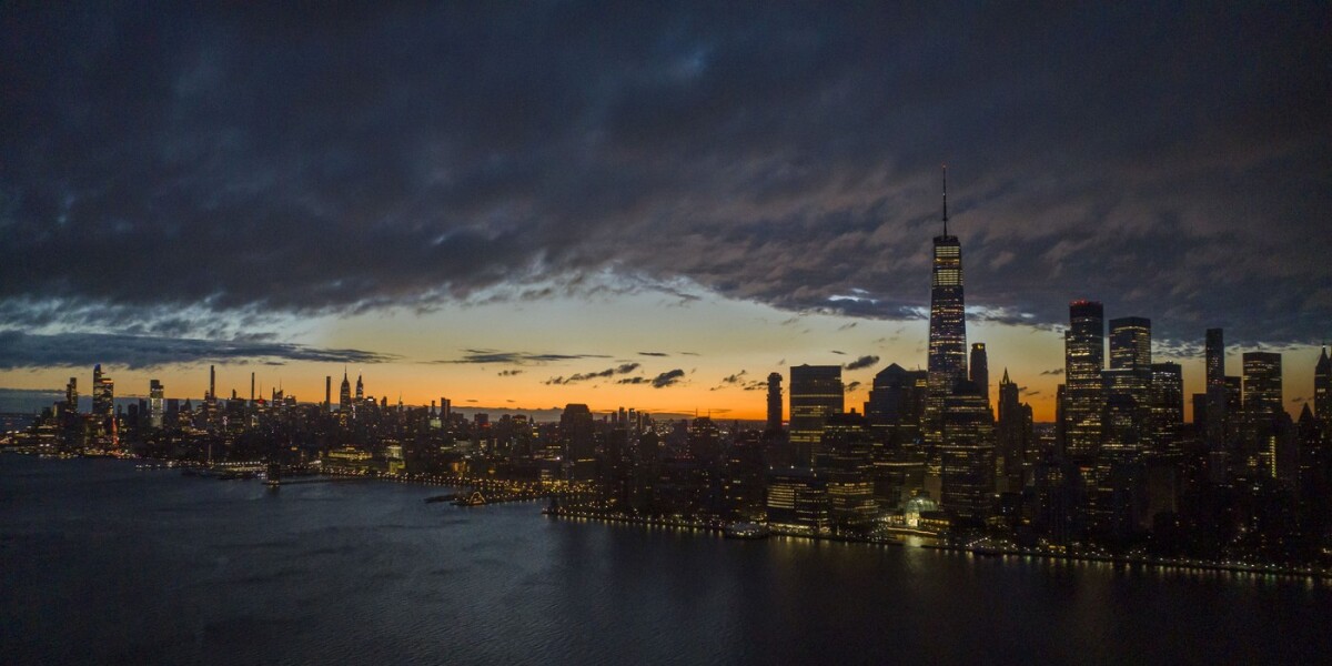 Panoráma New Yorku a Manhattanu