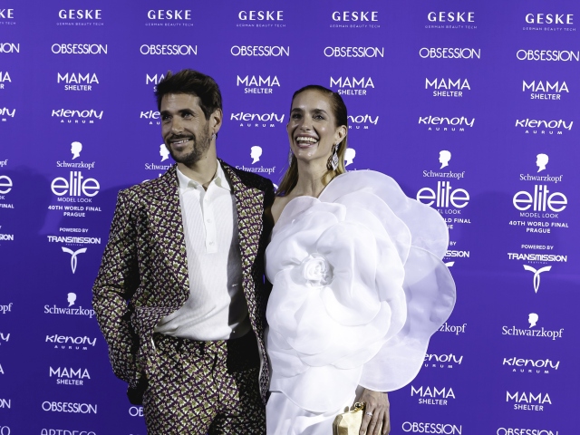 Herečka Hana Vagnerová a jej partner Nicolas. 