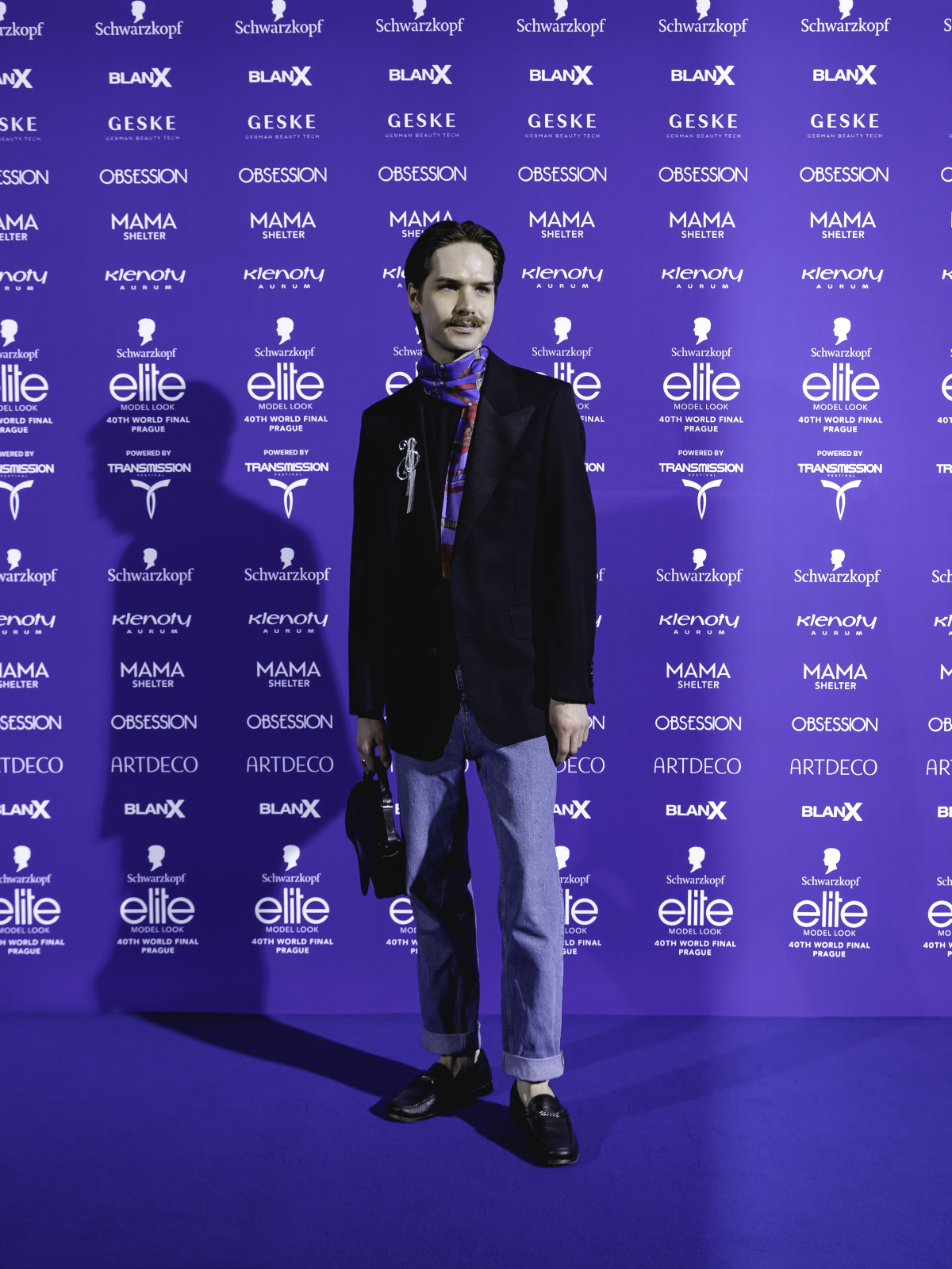 Dizajnér Boris Kráľ na svetovom finále súťaže Elite Model Look. 
