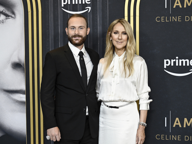 Speváčka Celine Dion a jej najstarší syn René-Charles Angélil.