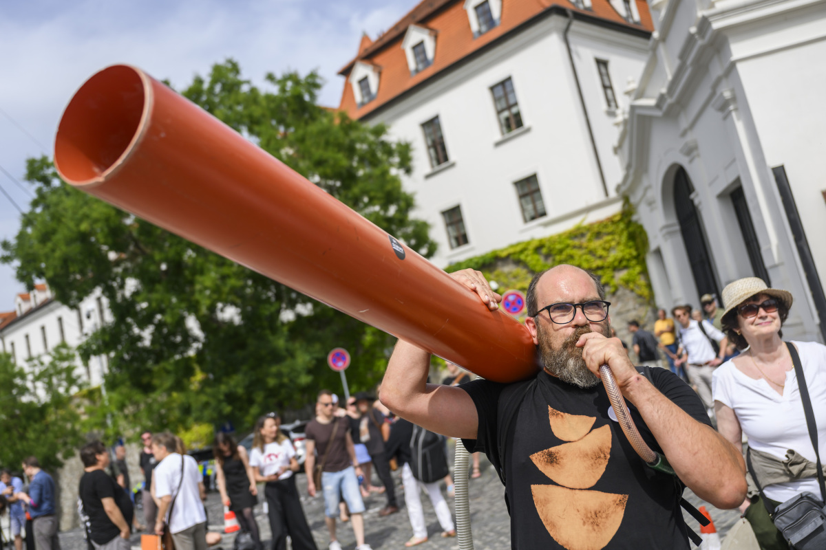 RTVS zamestnanci štrajk pochod nesúhlas zmeny