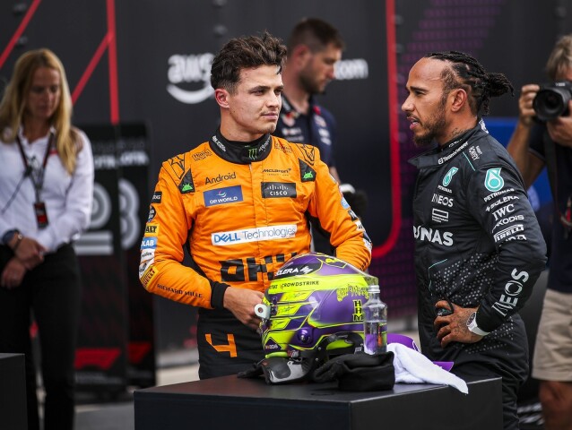 Lando Norris, Lewis Hamilton