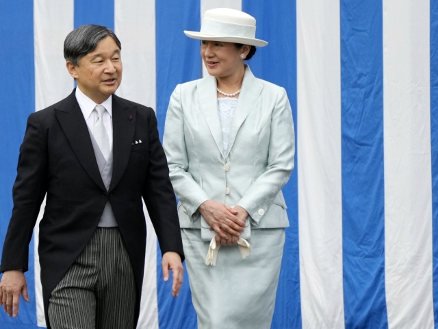 Japonský cisár Naruhito a jeho manželka, cisárovná Masako