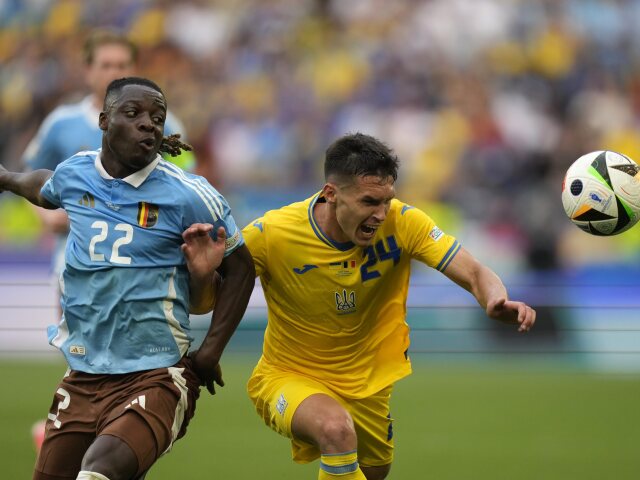 Euro 2024 Soccer Ukraine Belgium